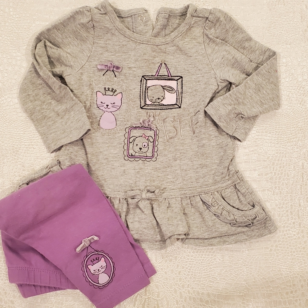 4for20!! 2pc cotton outfit for baby girl